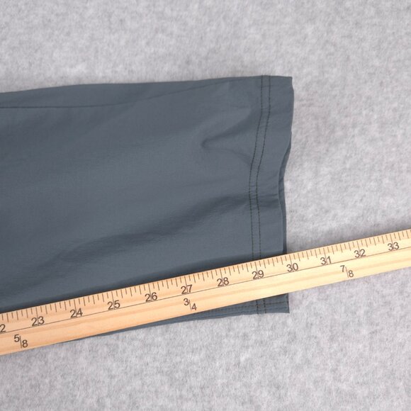 Mountain Hardwear Pants Mens XL Green Active Hiking Stretch Elastic Waist Nylon - Picture 7 of 11